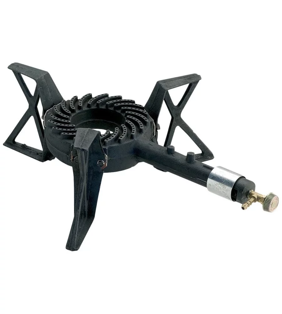 Fornellone a gas kemper con supporto per pentola 1 bruciatore